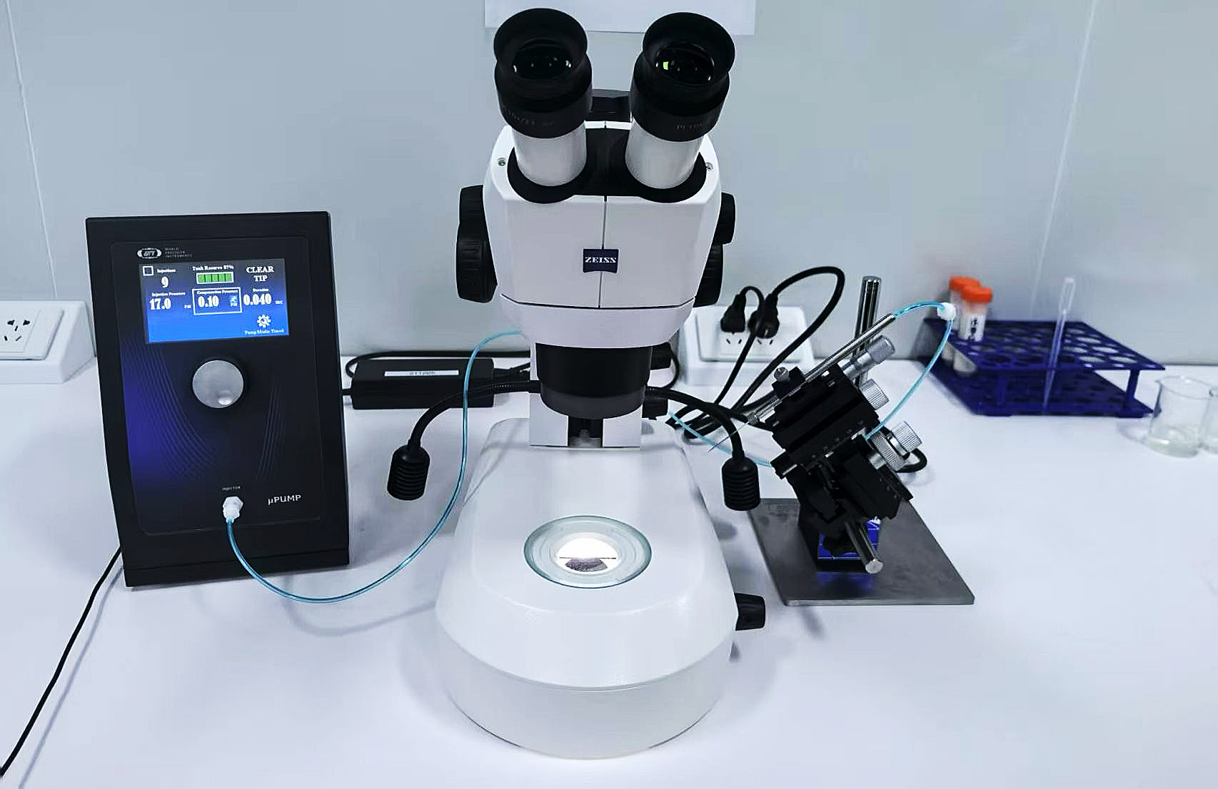 WPI气动皮升显微注射系统SYS-PV860在中科院分子植物科学卓越创新中心成功安装