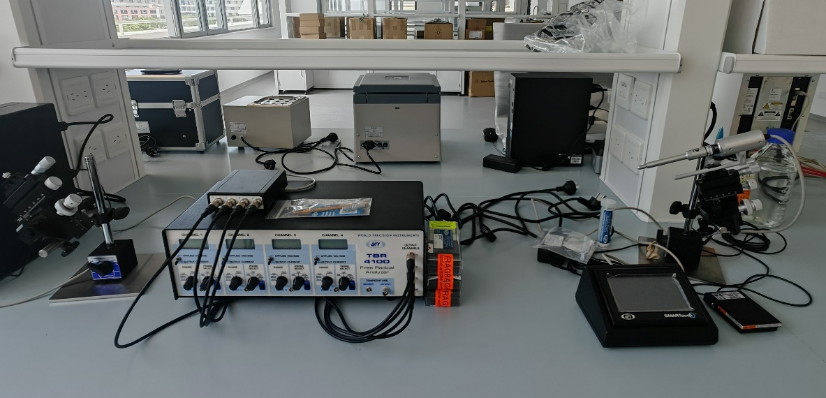 气体信号分子和生物自由基检测仪TBR4100在海南三亚中国农业科学院种业创新中心安装