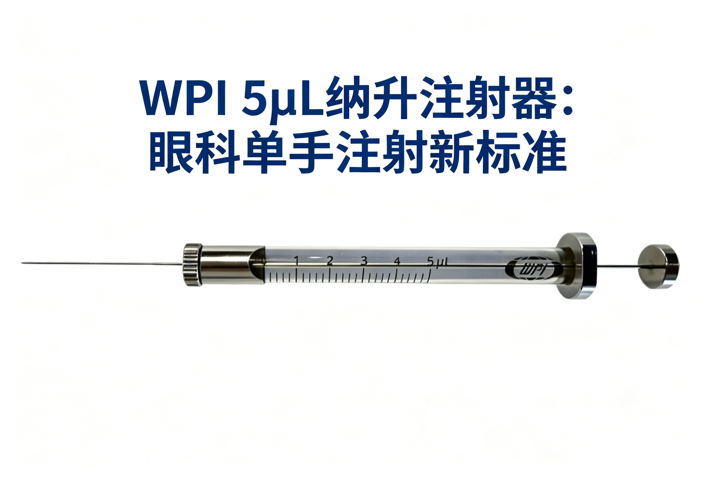 WPI 5&mu;L纳升注射器：眼科单手注射新标准